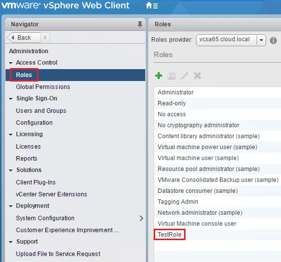 VMware vSphere Web Client - Funciones