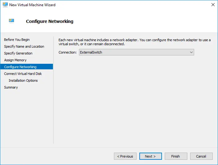 Configure VM Networking