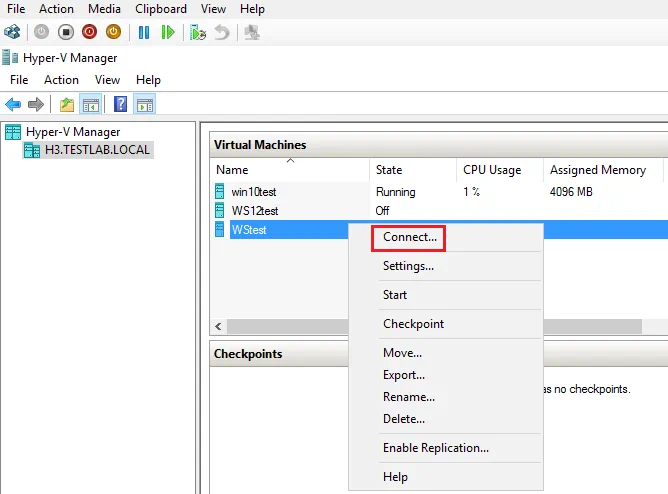 Virtual Machines - Connect to the Console