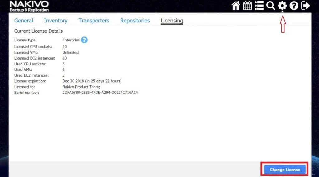 How to check your current license details