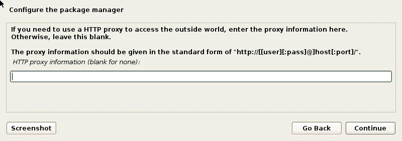 How to Install Kali Linux on VMware: Configuring an HTTP proxy