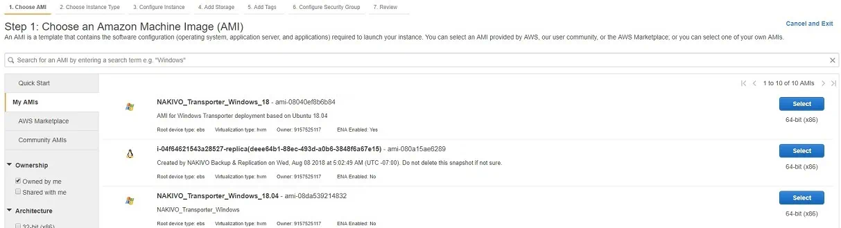 Restaurar instancia EC2 con la AMI (AWS EC2 Backup)