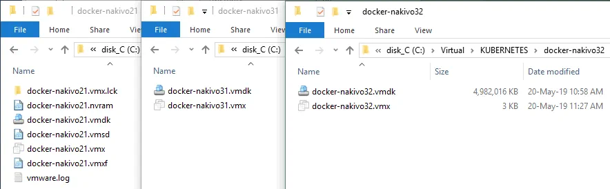 Cloning the Ubuntu VM by copying VM files for creating worker nodes to install Kubernetes on Ubuntu.