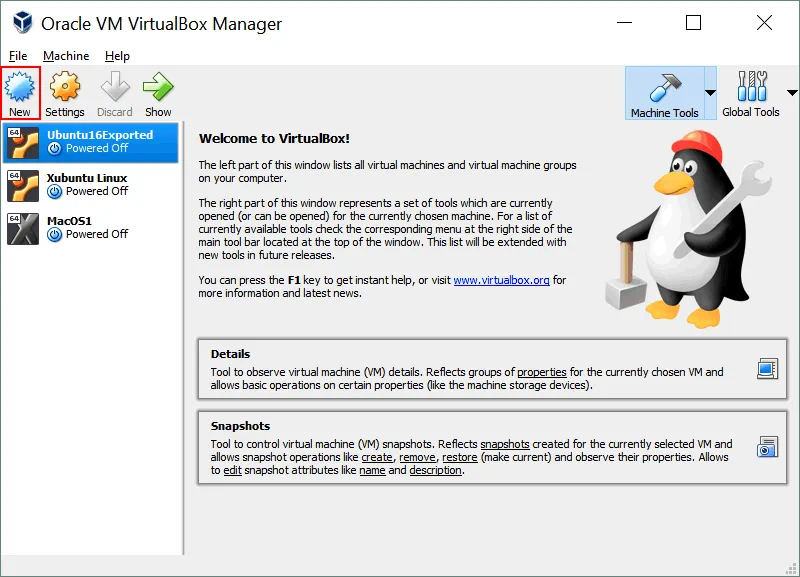 Cómo configurar VirtualBox - Creación de una nueva máquina virtual