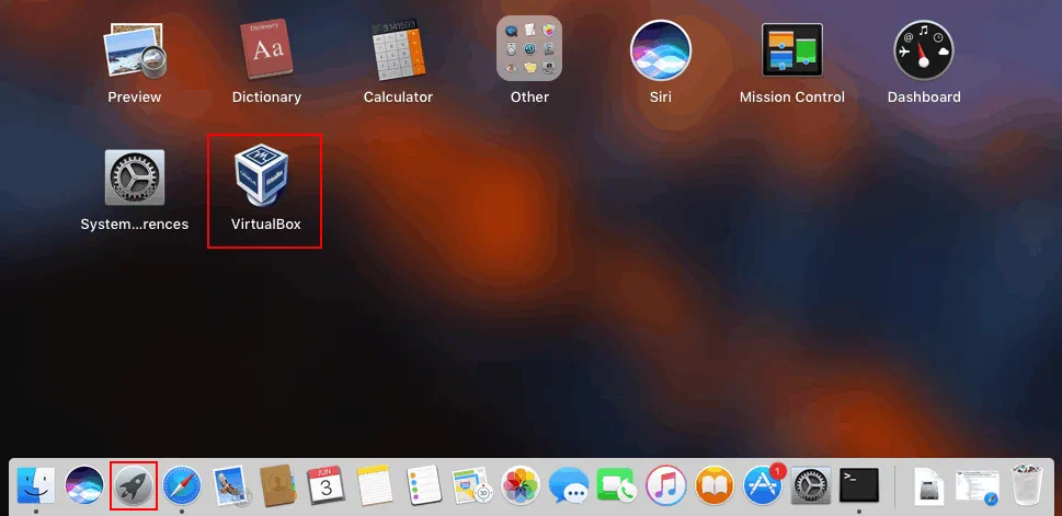 Cómo actualizar VirtualBox en Mac - iniciar VirtualBox después de instalar la actualización