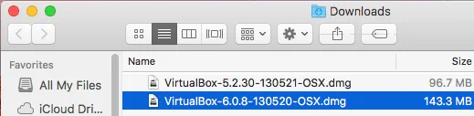 Cómo actualizar VirtualBox en Mac - el instalador está listo para ejecutar la actualización