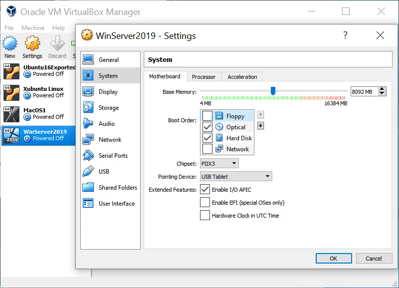 Cómo utilizar VirtualBox - Configuración de los ajustes de la máquina virtual.
