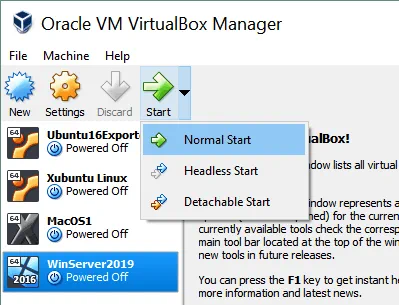 Cómo utilizar VirtualBox - Arrancar una máquina virtual.