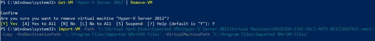 Restore VM Using PowerShell (How to Import Hyper-V VMs)