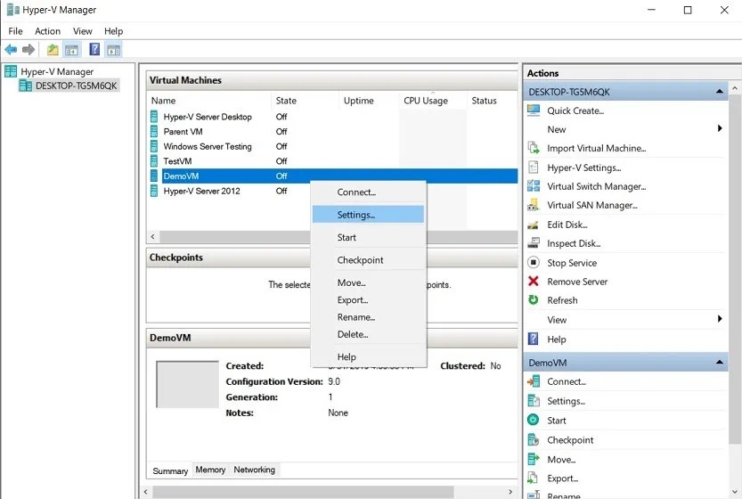 VM Settings (How to Compact Virtual Hard Disks)