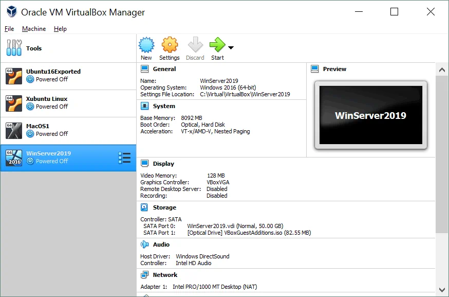 La actualización de VirtualBox ha finalizado correctamente en Windows