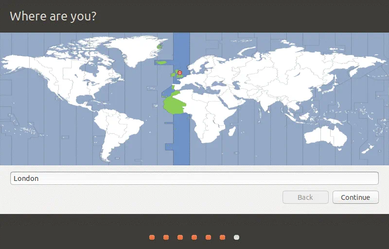 How to install Ubuntu on VirtualBox – selecting the time zone