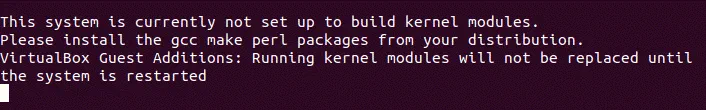 How to install Ubuntu on VirtualBox – some packages must be installed before installing Guest Additions