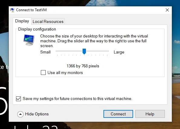 Guardar mis ajustes (Hyper-V USB Passthrough)