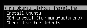 Arrancar desde el Live DVD de Ubuntu para cambiar la contraseña olvidada de ESXi para root.