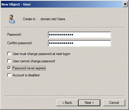 Establecer una contraseña para un nuevo usuario de dominio que se ha creado para iniciar sesión en ESXi y cambiar la contraseña de root.