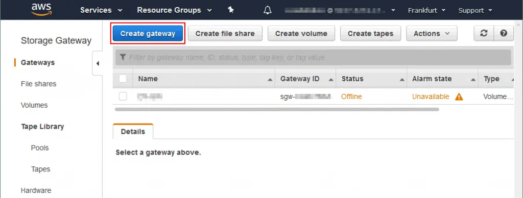 How to deploy Amazon Storage Gateway