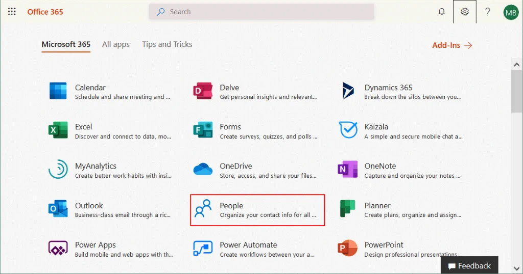Export-contacts-Office-365