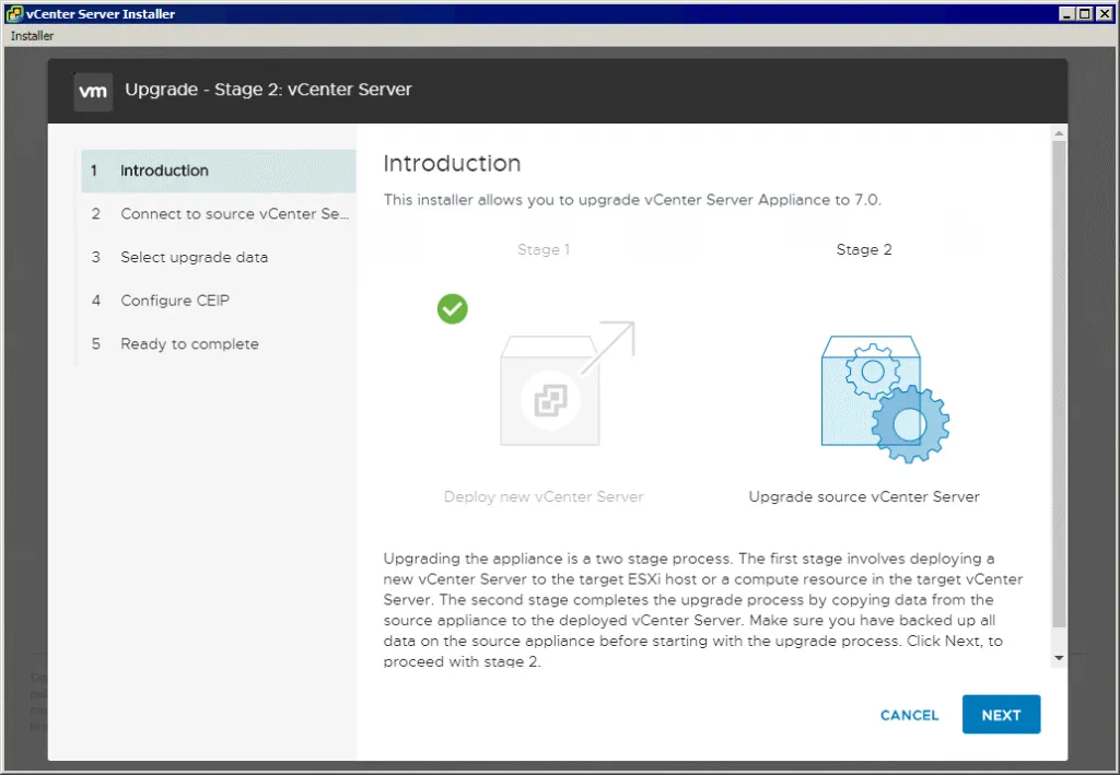 Upgrade-to-vCenter-7–starting-stage-2
