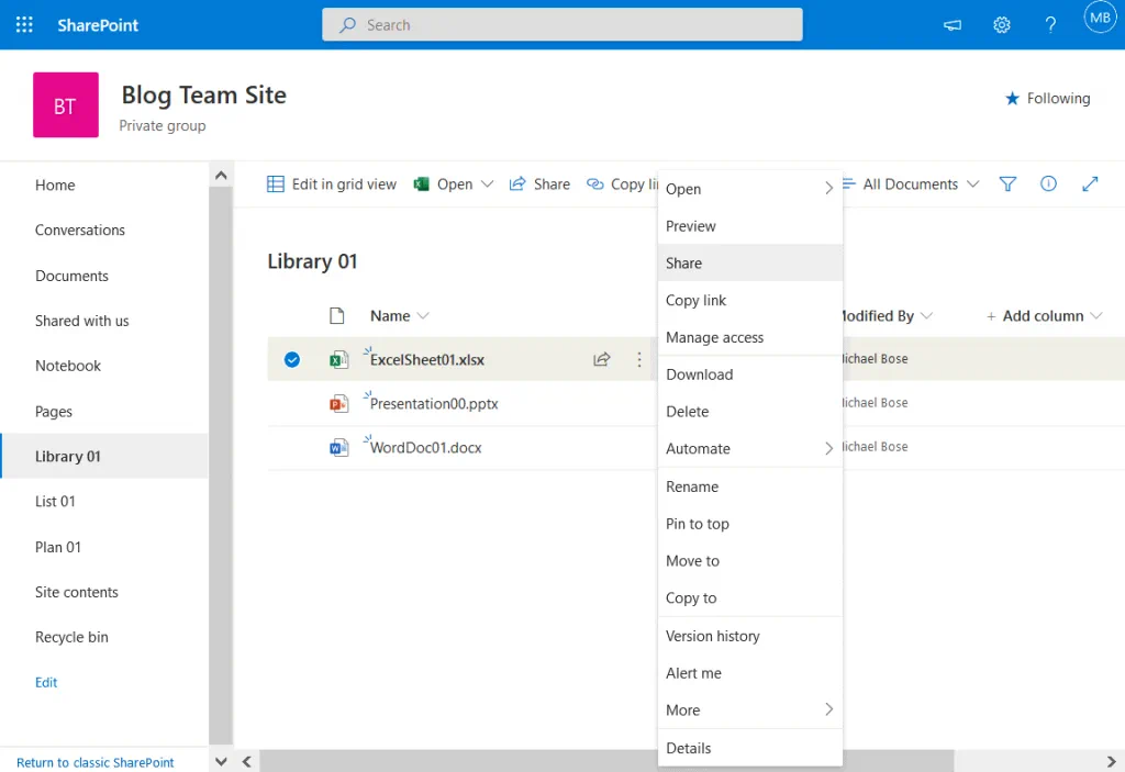 How-to-use-SharePoint-and-share-a-document
