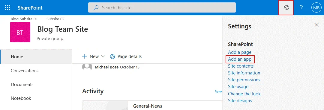 How to import Excel to SharePoint list with a web app