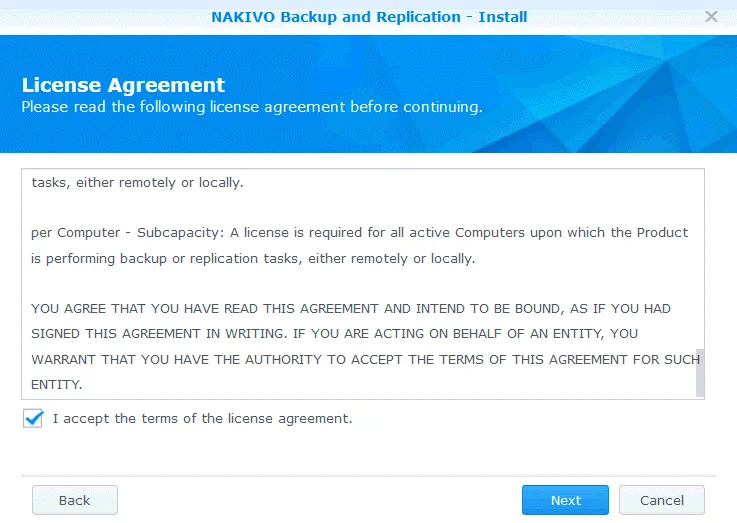 The End User License Agreement