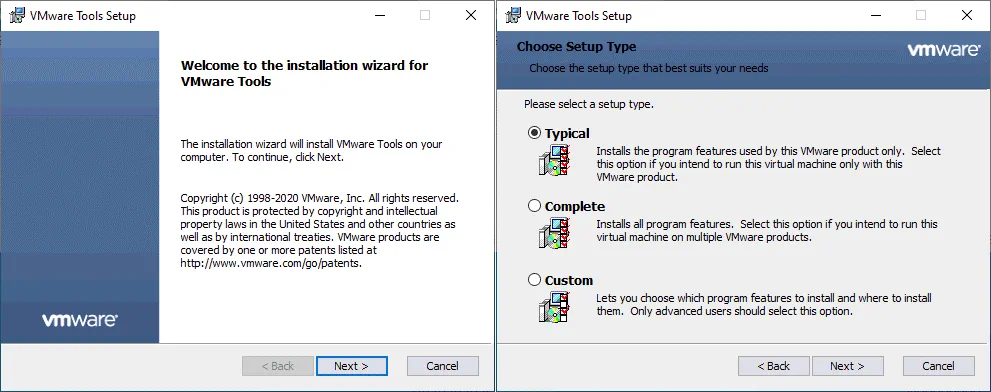 Installing VMware Tools