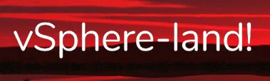 vSphere-land