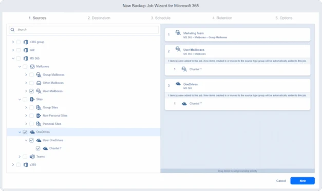Microsoft Office 365 Backup from NAKIVO Screenshot 1