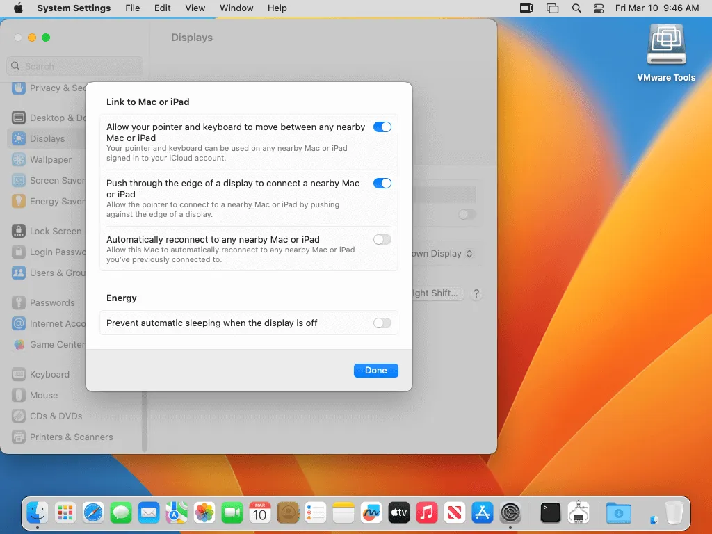 Cómo desactivar el modo de suspensión en macOS