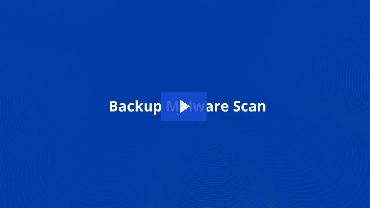 backup malware scan video preview